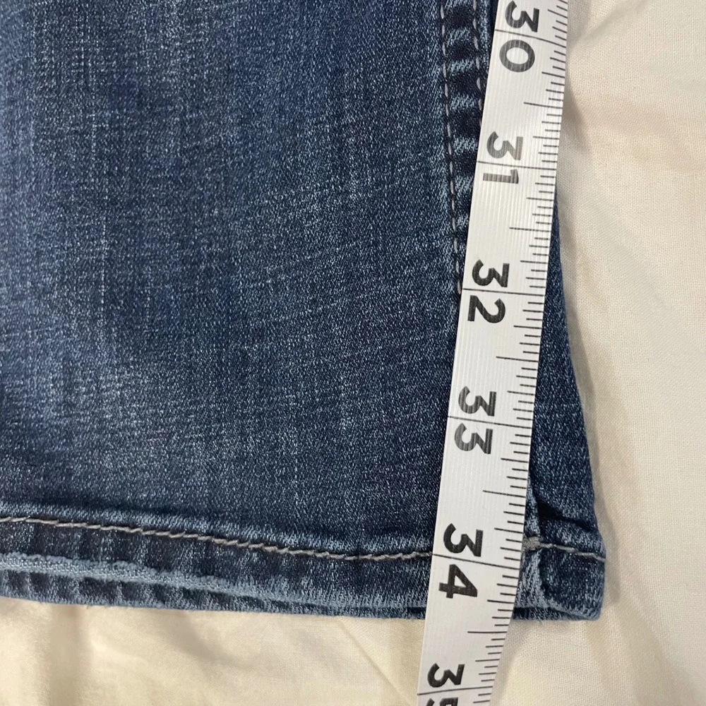 BKE Jake Straight Jeans Mens 32x34 Dark Wash Stretch Denim Blue Casual Americana